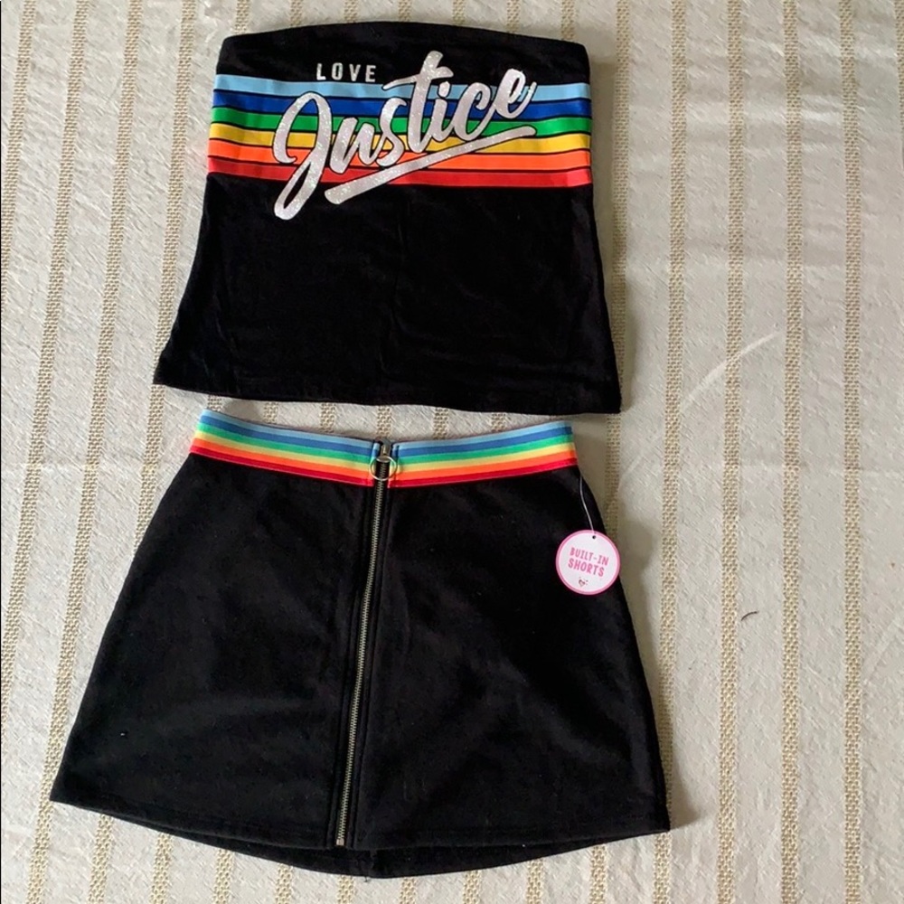 A Justice matching top and bottom set